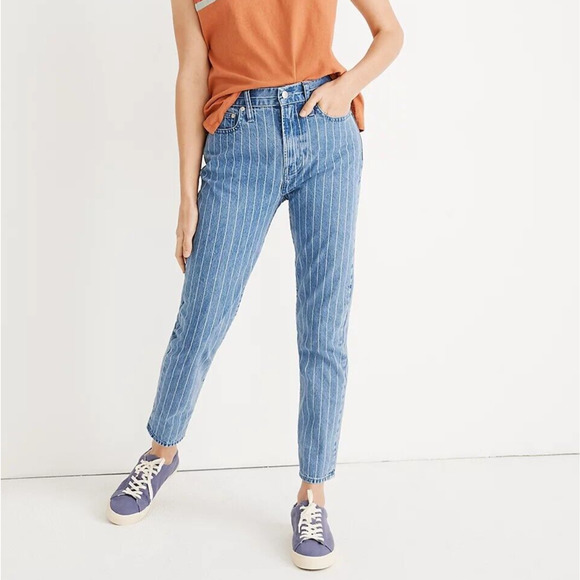 Madewell Denim - Madewell Jeans Womens The Perfect Vintage Pinstripe Edition